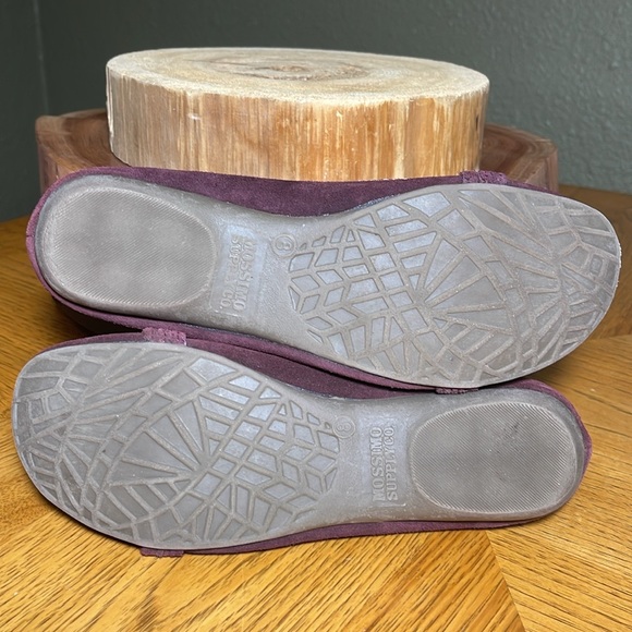 MOSSIMO SUEDE BURGUNDY SLIP ON SHOES - Picture 7 of 14